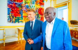PHOTOS: Macron hosts Tinubu in Paris Macron