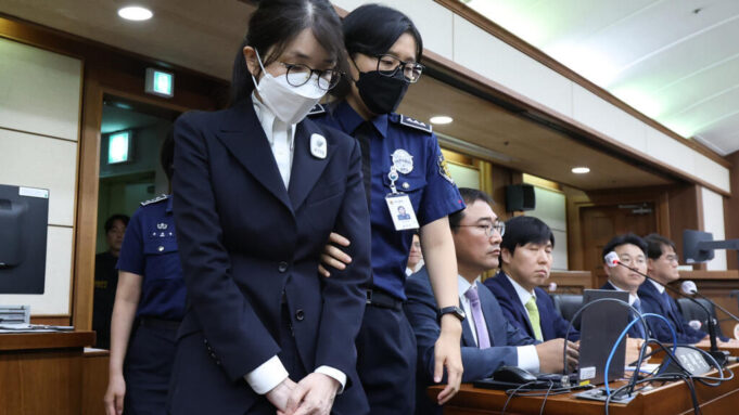 South Korea's ex-first lady in court for corruption trial Trial