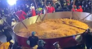 Hilda Baci completes jollof rice world record attempt, awaits Guinness verdict