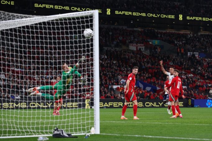 Saka inspires England to 3-0 win over Wales England