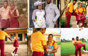Couple who met in secondary school wed after 18 years