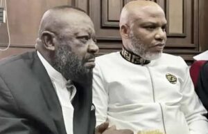 Court sends Nnamdi Kanu’s brother, lawyer, 10 others to Kuje prison Court