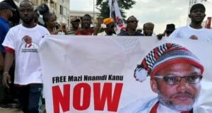 Nnamdi Kanu’s lawyer, others arrested during protest in abuja Nnamdi