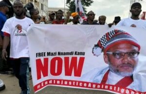 Nnamdi Kanu’s lawyer, others arrested during protest in abuja Nnamdi