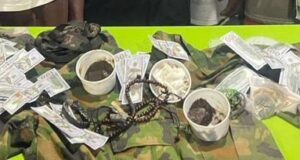 Police arrest 8 cultists in Lagos, recover fake military uniform, $3,000 Police