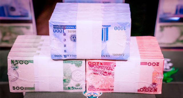 Naira dips slightly at official market, settles at N1,343.6