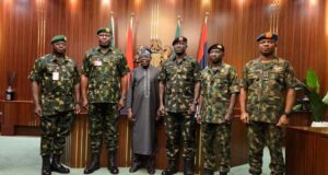 Tinubu decorates new service chiefs: Tackle terrorism, security threats Tinubu