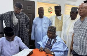 Turaki submits forms for PDP national chairmanship race