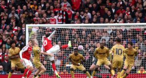 EPL: Arsenal beat Crystal Palace to go 4 points clear as Aston Villa defeat Man City Arsenal