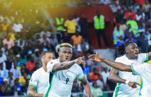 Osimhen nets brace as Super Eagles crush Gabon to reach World Cup playoff final Super Eagles