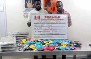 NDLEA intercepts drugs packaged as Xmas cookies, nabs distributors in Lagos NDLEA