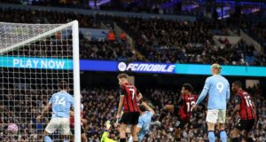 EPL: Haaland nets brace as Man City thrash Bournemouth to go second Haaland