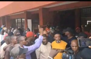 Protest rocks PDP secretariat as Abdulrahman resumes as chairman PDP