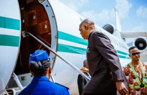 Shettima departs Abuja to represent Tinubu at South Africa summit Shettima