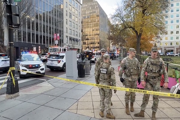National Guard soldiers shooting