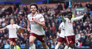 EPL: Arsenal whip Burnley to extend lead as N’Forest end Man Utd winning run Arsenal