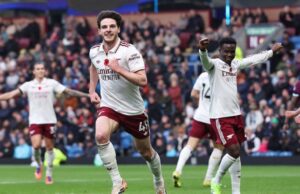 EPL: Arsenal whip Burnley to extend lead as N’Forest end Man Utd winning run Arsenal