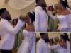Wedding reception turns rowdy as Nigerian couple exchange slaps