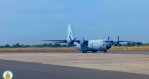 NAF C-130 aircraft lands safely in Banjul