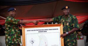 Shaibu flags off phase 2 of Bola Ahmed Tinubu Barracks, reaffirms ‘Soldier-First’ policy