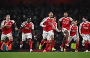 Carabao Cup: Arsenal beat Crystal Palace to set up semi-final clash with Chelsea Carabao Cup