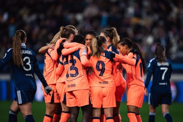 Barcelona, Lyon, Chelsea reach Women’s Champions League quarter-finals Lyon