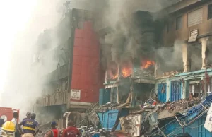 Inferno at Lagos high-rise leaves traders devastated, billions lost