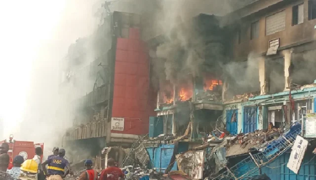 Inferno at Lagos high-rise leaves traders devastated, billions lost