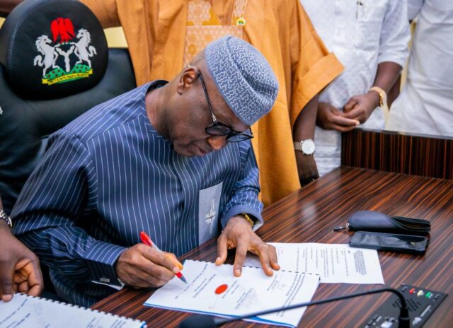 Oyebanji signs ₦415.57bn 2026 budget, targets project completion, growth
