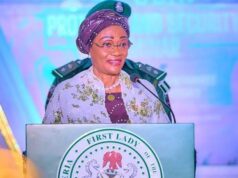 First Lady donates N100m, launches Christmas food distribution in Kaduna