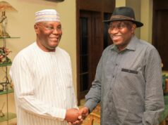 PHOTOS: Atiku visits Jonathan in Abuja Atiku