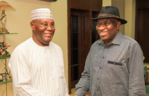 PHOTOS: Atiku visits Jonathan in Abuja Atiku