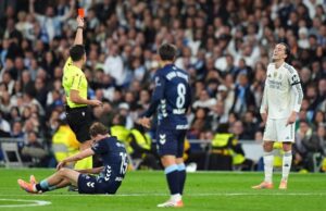 LaLiga: 2 Real Madrid players sent off in Celta Vigo defeat Celta Vigo