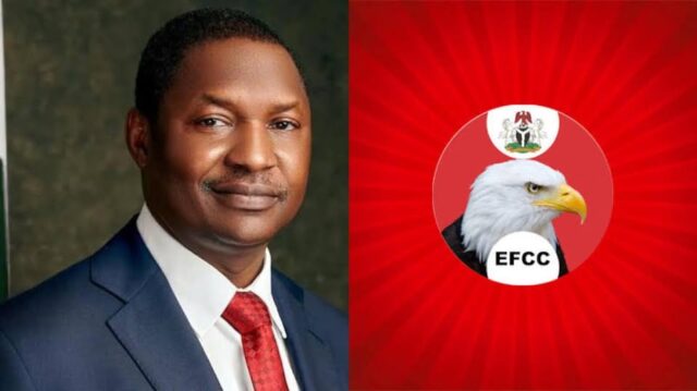 EFCC takes over Malami’s residence where Buhari’s daughter lives EFCC