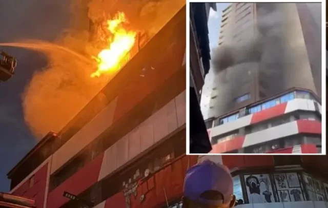 Sanwo-Olu urges calm over GNI building fire outbreak