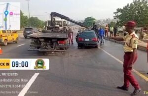 Truck crushes three family members in Lagos
