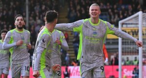 EPL: Man City thrash Crystal Palace as Aston Villa extend winning run City