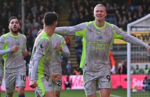 EPL: Man City thrash Crystal Palace as Aston Villa extend winning run City