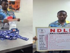 4 arrested as NDLEA intercepts UK-bound cocaine hidden in starch sachets at Lagos airport NDLEA
