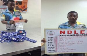 4 arrested as NDLEA intercepts UK-bound cocaine hidden in starch sachets at Lagos airport NDLEA