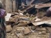 Photos: Tension as late-night explosion damages buildings In Kwara