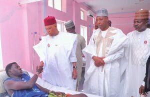 ‘This madness’ll end soon’: Shettima visits Borno bomb blast victims Shettima