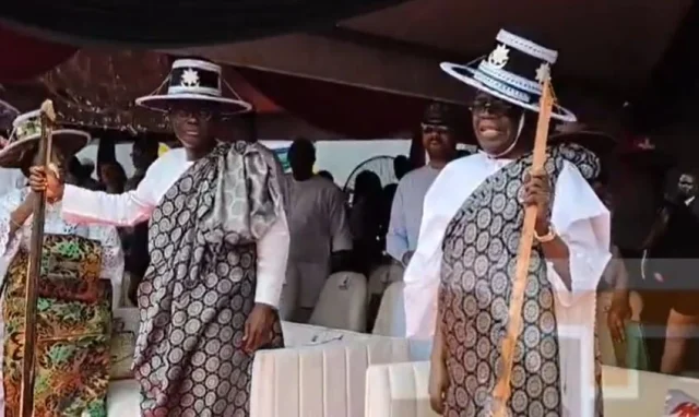 Tinubu joins Lagosians at Eyo Festival