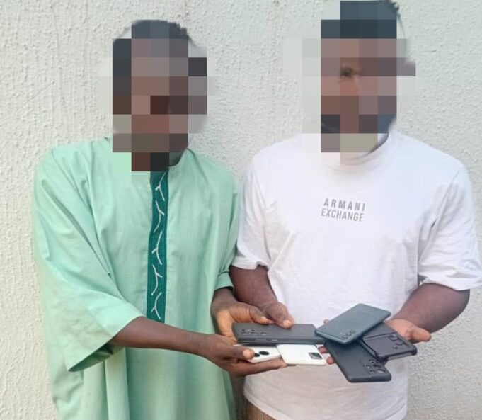 Police nab 2 traffic robbers in Lagos Police