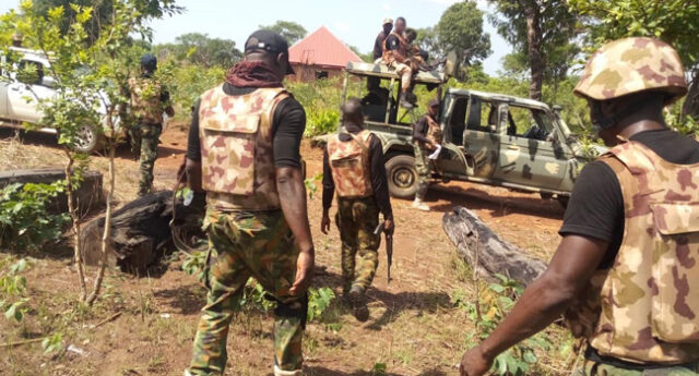 Troops clear IEDs, destroy terror camp in Imo Army, Troops, Terrorists