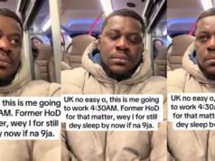 From HOD in Nigeria to 4:30am shifts in UK: Man shares harsh japa reality
