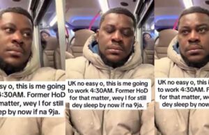 From HOD in Nigeria to 4:30am shifts in UK: Man shares harsh japa reality