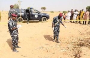 Police warn residents against picking airstrike debris