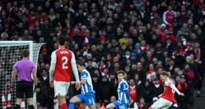 EPL: Arsenal beat Brighton to regain lead as Wirtz breaks Liverpool duck Arsenal