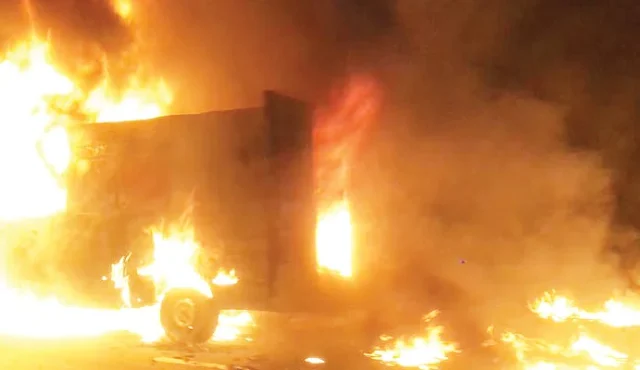Fire guts car engine at Ilorin hotel
